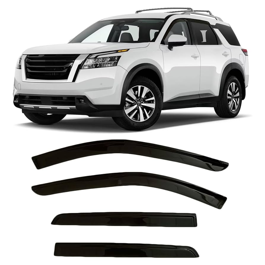 Amazon.com: 2022-2025 Tape-On Rain Guards for Nissan
